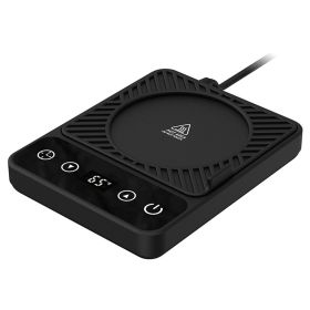 Desktop Electric Mug Warmer Auto Shut Off Timer Setting 6 Temperature Levels Cup Warmer for Milk Tea Cup Heating Plate (Option: CupWarmerBlack)